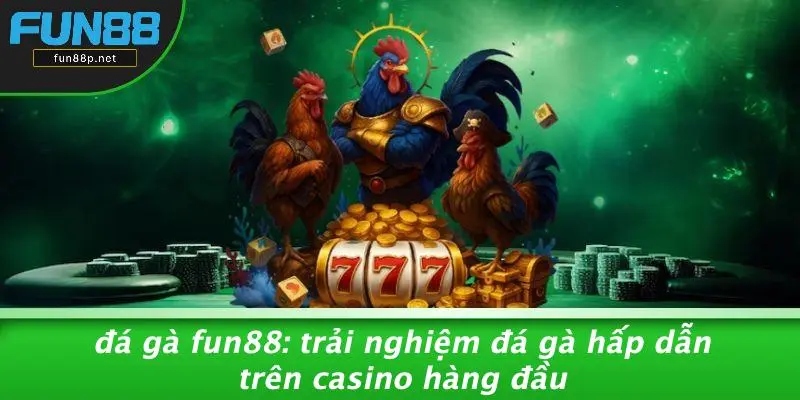 ĐÁ GÀ FUN88: TRẢI NGHIỆM ĐÁ GÀ HẤP DẪN TRÊN CASINO HÀNG ĐẦU